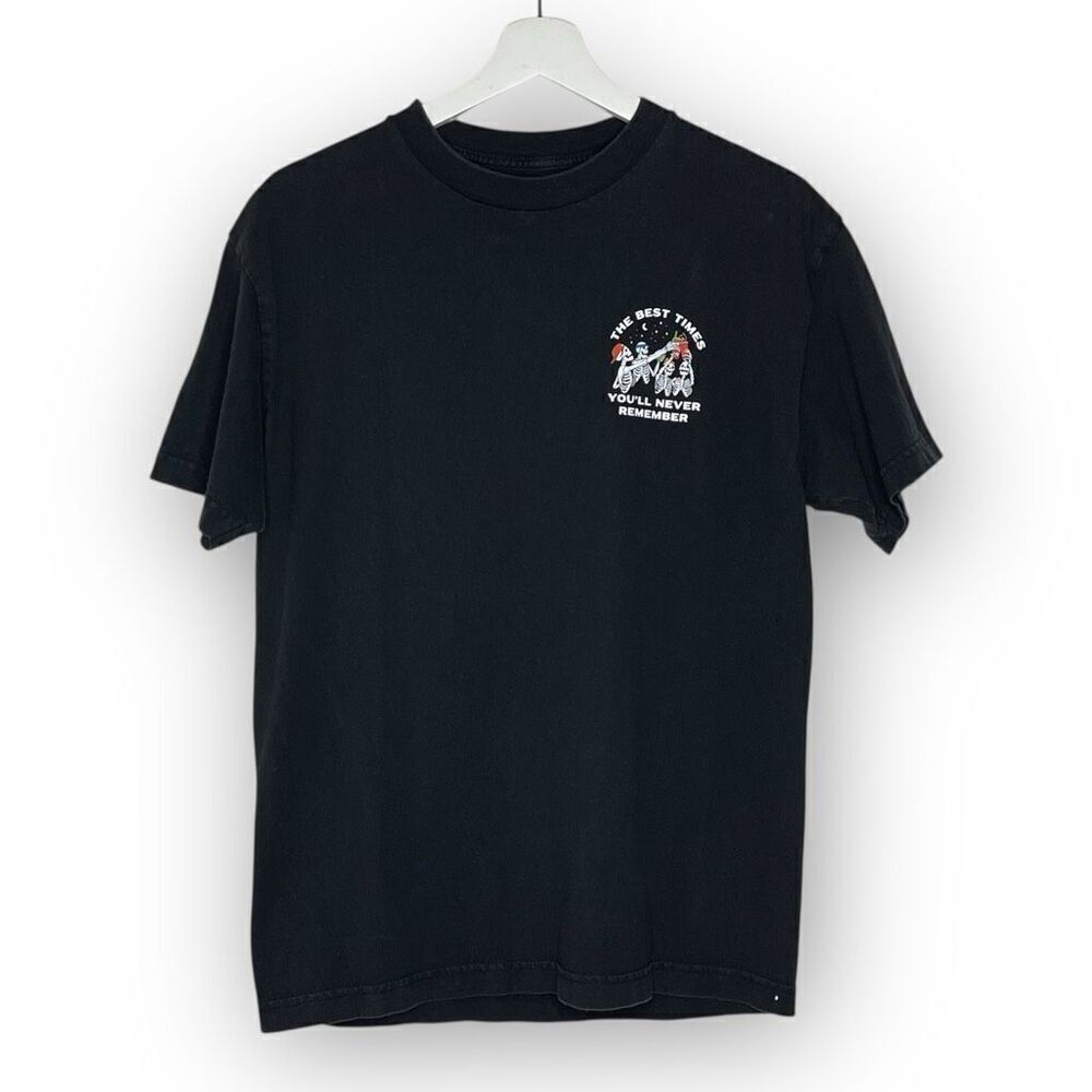 Last Call Co Shirt Black The Best Times You’ll Never Remember Unisex Medium Flaw